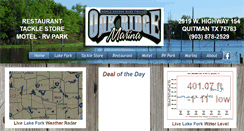 Desktop Screenshot of oakridgemarina.com